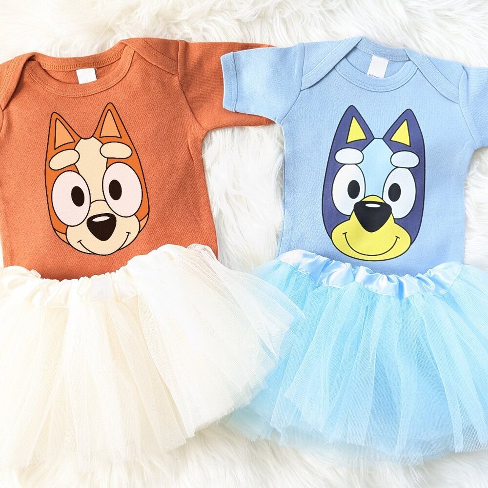 Bluey Bingo Tutu Costume For Baby Girls and Toddler Girls NWT - Picture 1 of 4